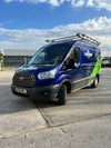 Exterior photo of the Crystal Rubber Factory van