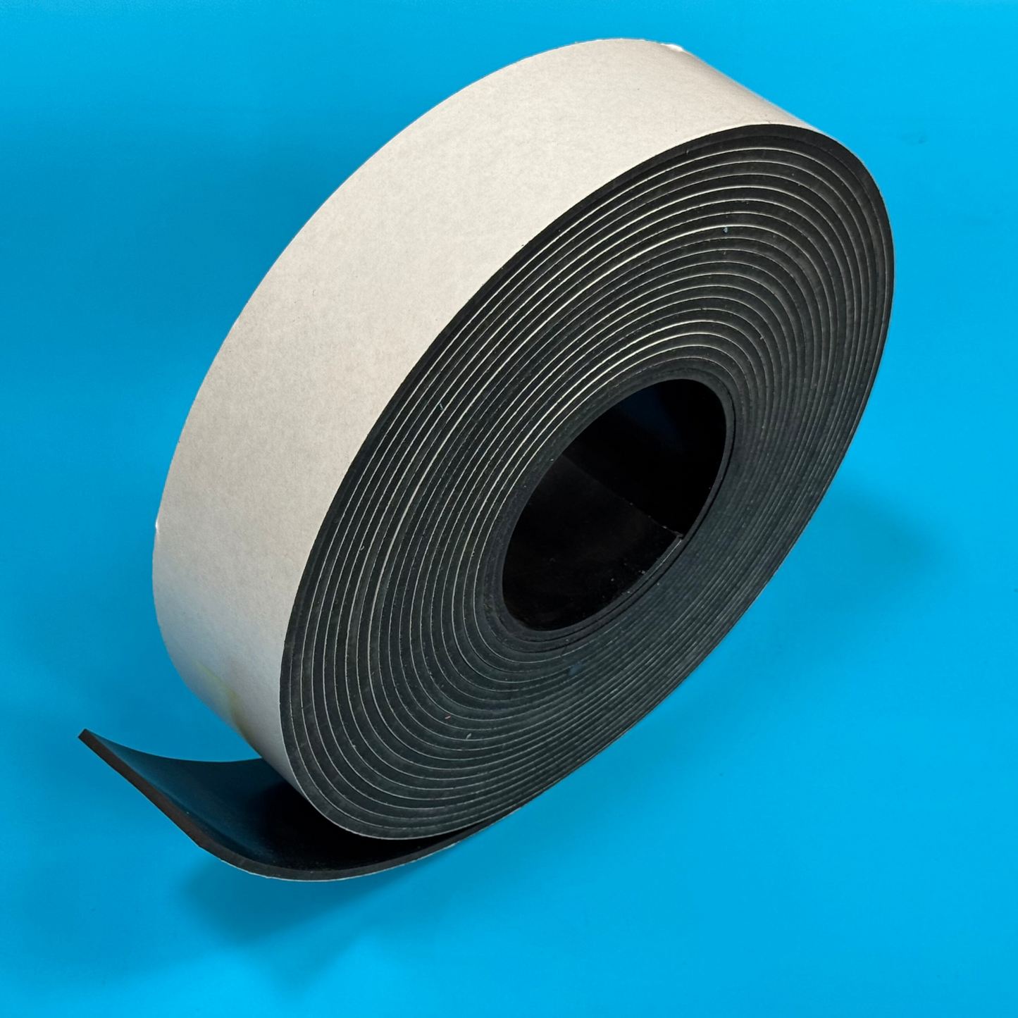 Adhesive neoprene rubber strip – 10 metre roll with peel-off backing