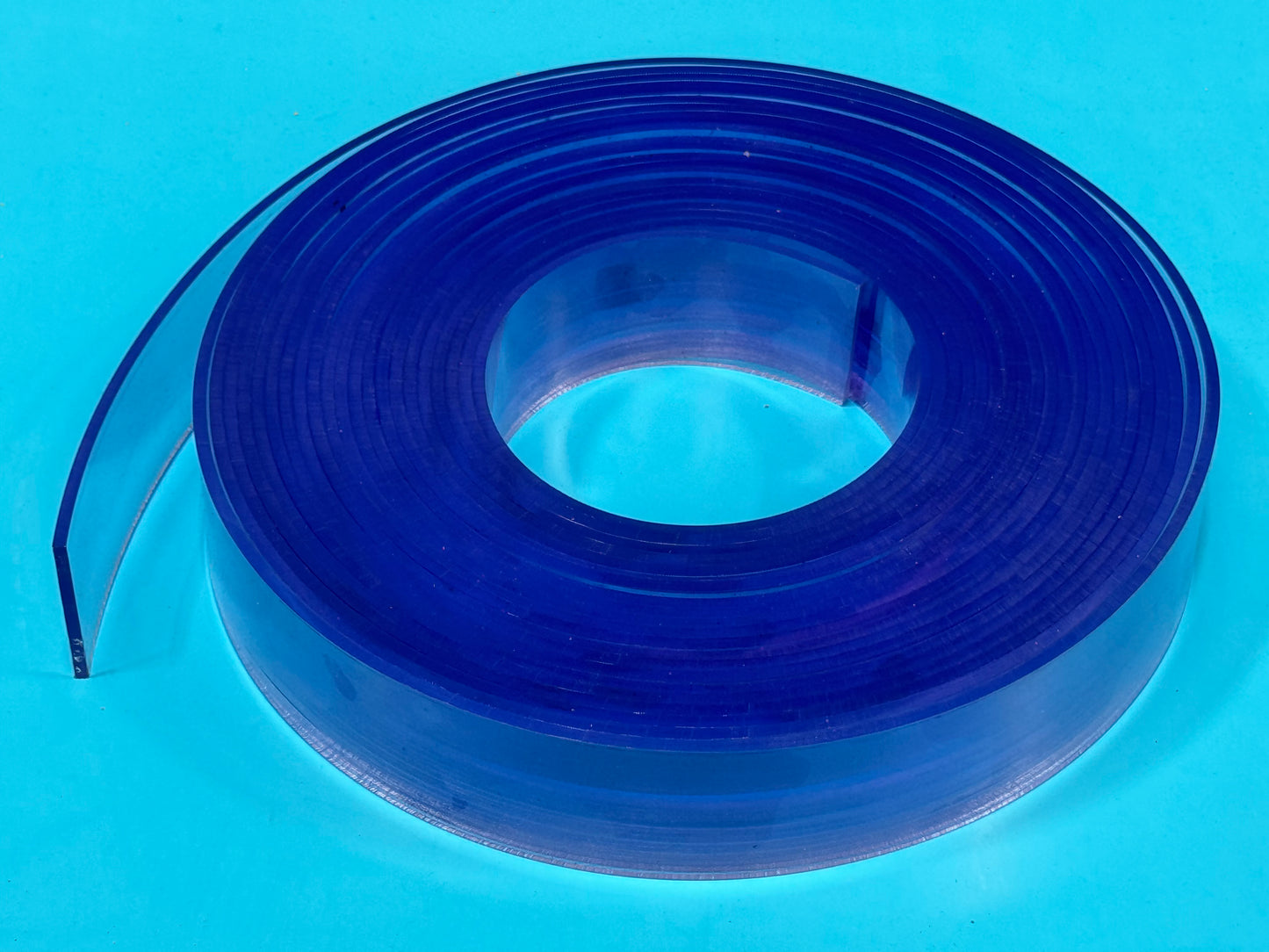 Clear flexible PVC strip – 10 metre roll for screens and sealing